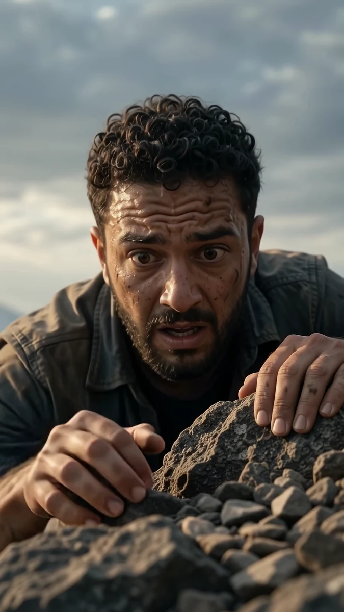 مشهد التسلّق من فيديو تحفيزي