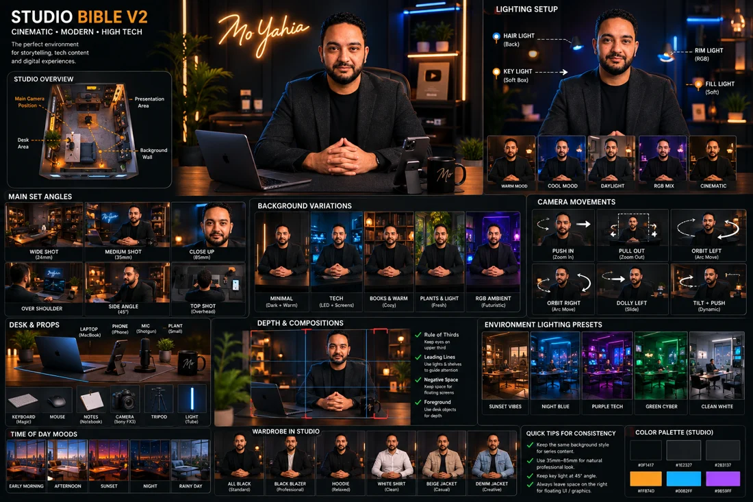 زاوية أخرى لنفس الاستوديو